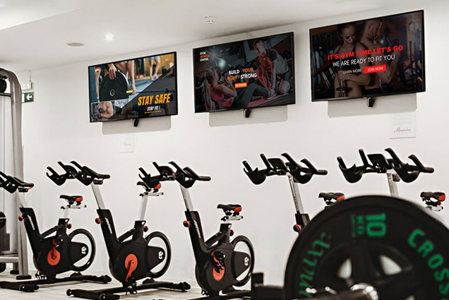 Gym & Fitness Centers Digital Signage