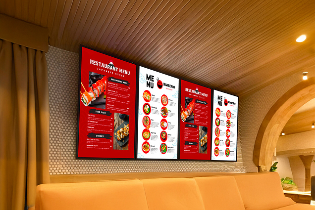 Digital Menu Board Signage