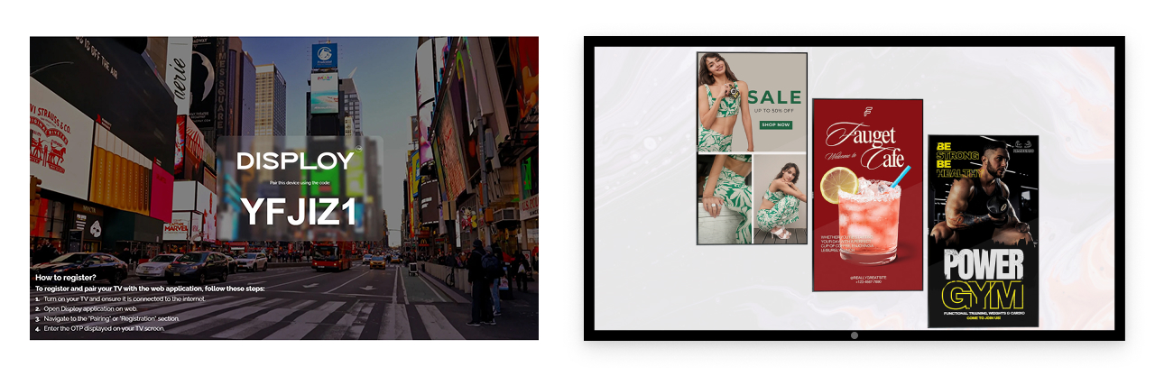 digital-signage User Interface