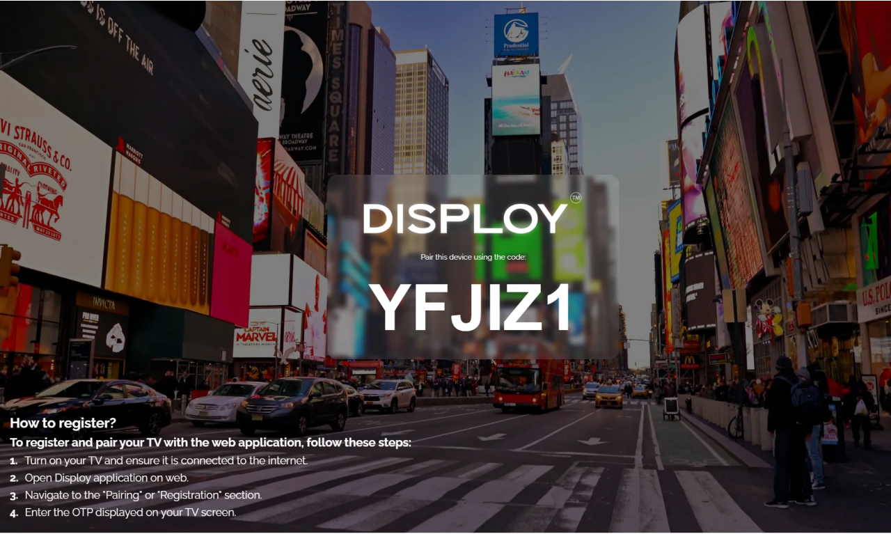 digital-signage User-Friendly Interface