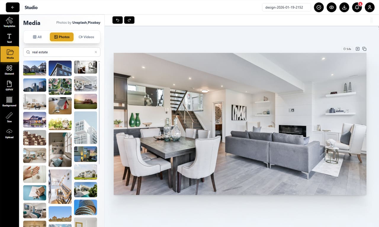 digital signage Customizable Templates