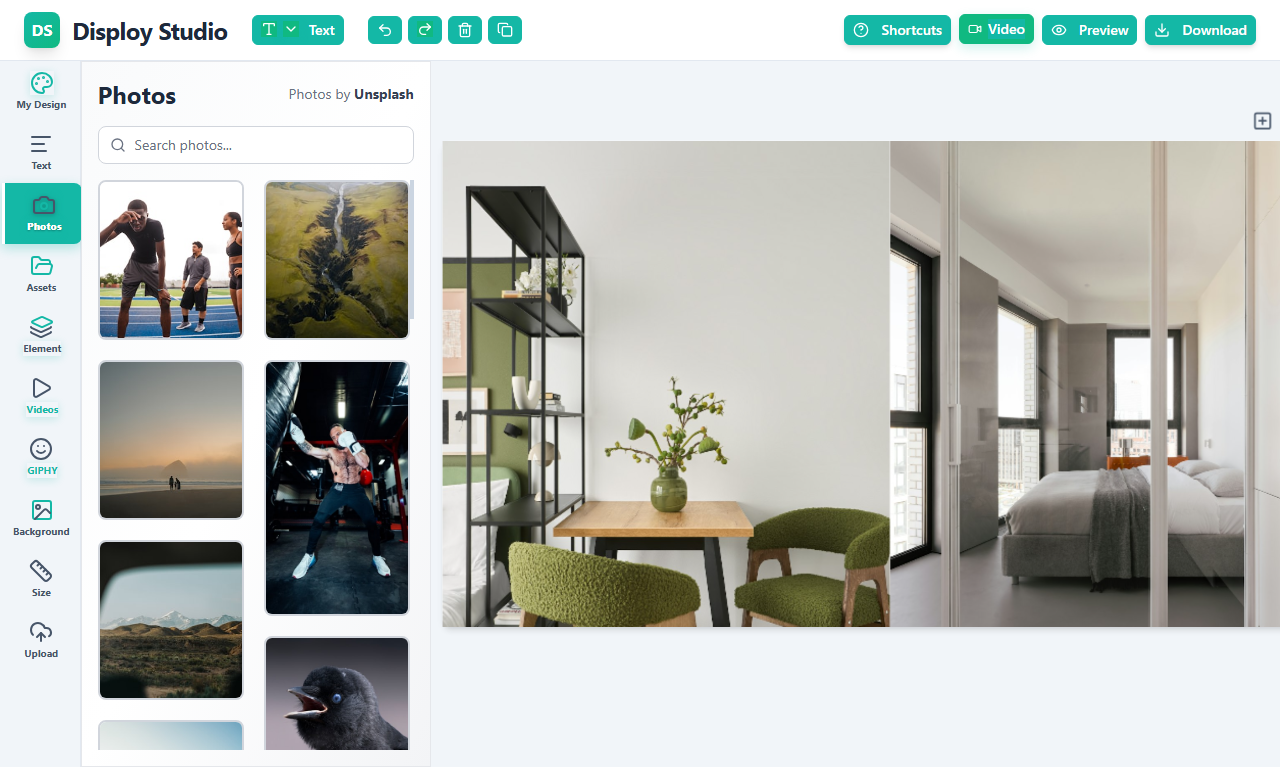 digital signage Customizable Templates