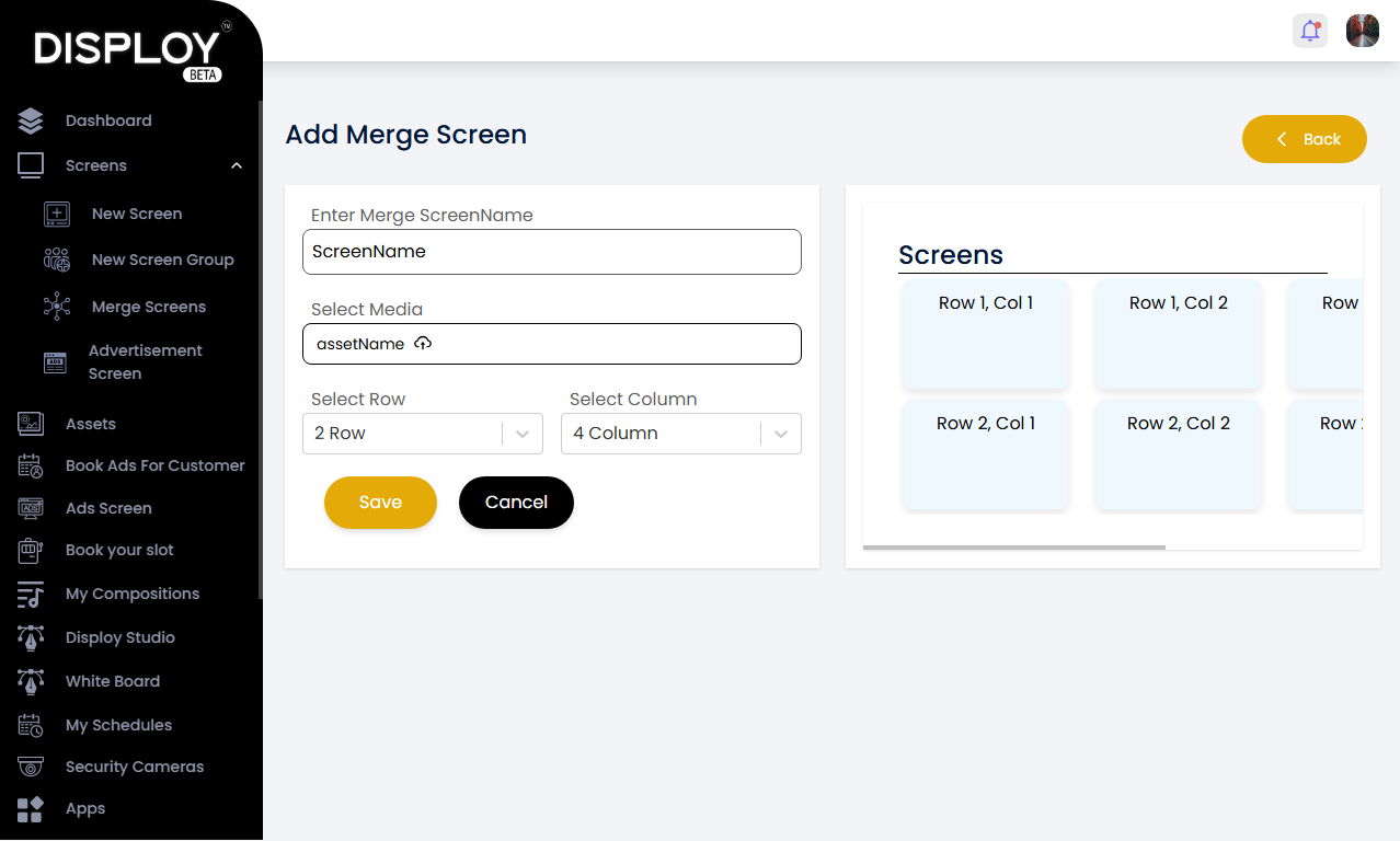 Multi Screen Support digital signage 